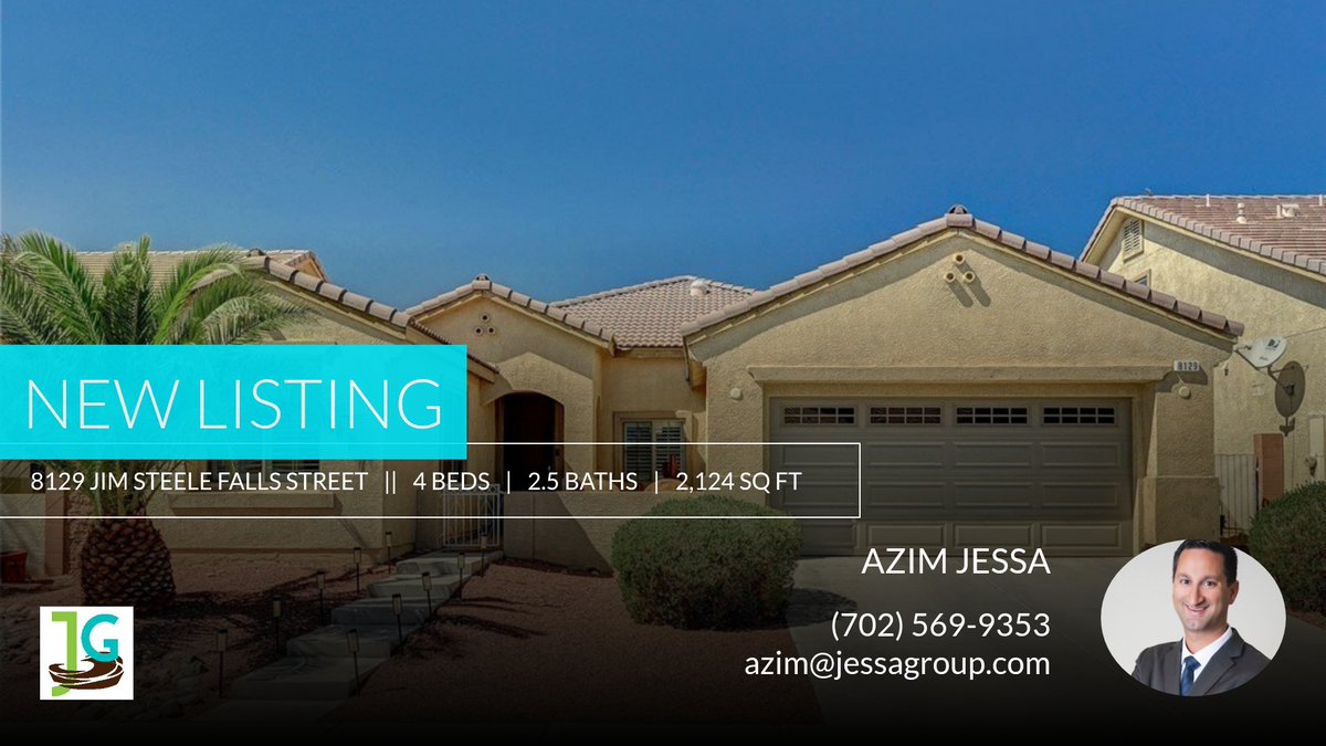 📍 New Listing 📍 Take a look at this fantastic new property that just hit the market located at 8129 Jim Steele Falls Street in North Las Vegas. Reach out here or at (702) 569-9353 for more information

License# BS.143354 homeforsale.at/8129_JIM_STEEL…