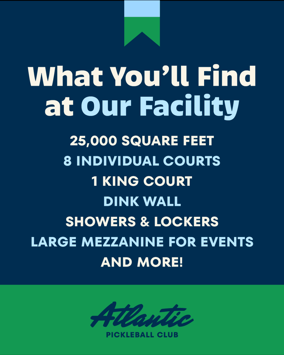 These are just a few of the fantastic features our facility will offer upon its completion this Fall. 

#atlanticpickleballclub #PEIpickleball