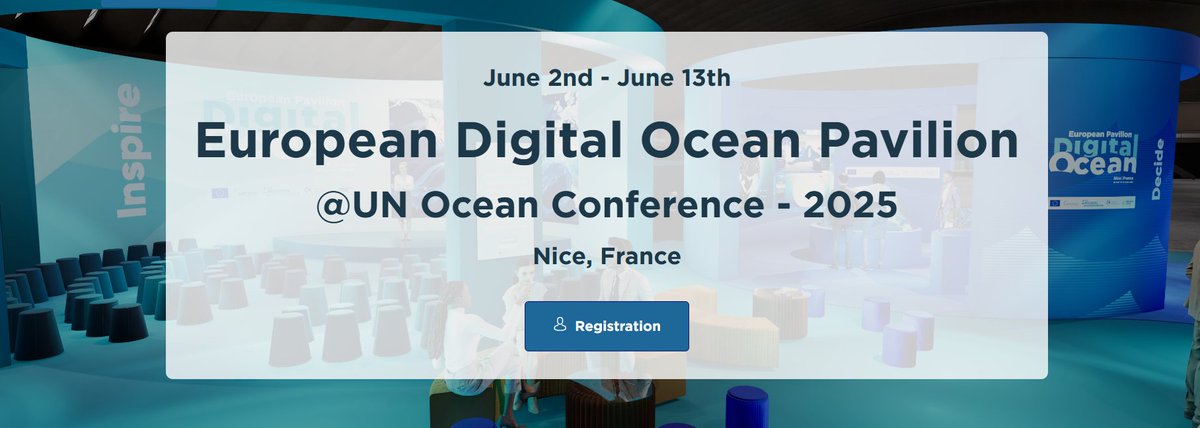 edito_dto's tweet image. π Canβt join us in Nice for #UNOC2025? No problem!
Register now for online participation in the European Digital Ocean Pavilion & be part of the global dialogue from anywhere.
ποΈ 2β13 June 2025
π digitaloceanpavilion.eu/registration/rβ¦
#DigitalOcean #OceanDecade #BlueEconomy #MarineScience