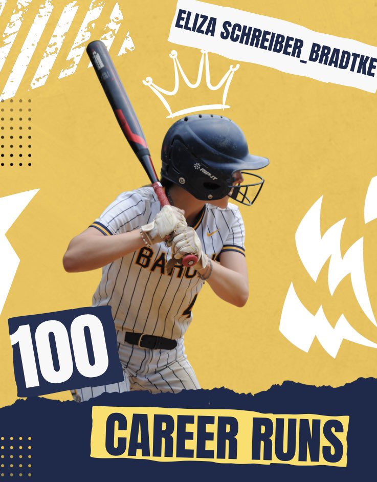 B-CC Barons Softball (@baronssb) on Twitter photo CONGRATS 🥳 to Senior <a href="/Eliza_kSB/">Eliza Schreiber-Bradtke</a> for reaching 1️⃣0️⃣0️⃣ Career Runs Scored and Sophomore <a href="/CarlyWright2027/">Carly Wright 2027</a> for reaching 5️⃣0️⃣ Career Runs Scored in our last game!! 🥎 They get it DONE on the field! 💙💛
<a href="/BCC_Barons/">B-CC Athletics</a> <a href="/bcc_boosters/">Bethesda Chevy Chase Sports Boosters</a> <a href="/MCPSAthletics/">MCPS Athletics</a> CONGRATS 🥳 to Senior <a href="/Eliza_kSB/">Eliza Schreiber-Bradtke</a> for reaching 1️⃣0️⃣0️⃣ Career Runs Scored and Sophomore <a href="/CarlyWright2027/">Carly Wright 2027</a> for reaching 5️⃣0️⃣ Career Runs Scored in our last game!! 🥎 They get it DONE on the field! 💙💛
<a href="/BCC_Barons/">B-CC Athletics</a> <a href="/bcc_boosters/">Bethesda Chevy Chase Sports Boosters</a> <a href="/MCPSAthletics/">MCPS Athletics</a>