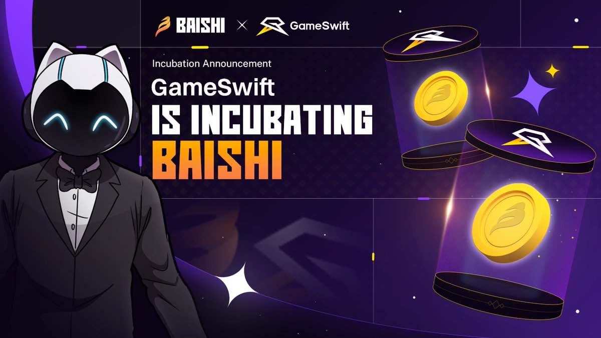 BAISHI (@playbaishi) on Twitter photo Handpicked for Incubation: GameSwift x BAISHI Begins Now
We’re proud to announce that <a href="/playbaishi/">BAISHI</a> has been handpicked by <a href="/GameSwift_io/">GameSwift AI 🎮</a>, a powerhouse in Web3 gaming and AI, to join their elite incubation program.
⚡️The next chapter of AI-powered gaming for $BAISHI starts here. Handpicked for Incubation: GameSwift x BAISHI Begins Now
We’re proud to announce that <a href="/playbaishi/">BAISHI</a> has been handpicked by <a href="/GameSwift_io/">GameSwift AI 🎮</a>, a powerhouse in Web3 gaming and AI, to join their elite incubation program.
⚡️The next chapter of AI-powered gaming for $BAISHI starts here.