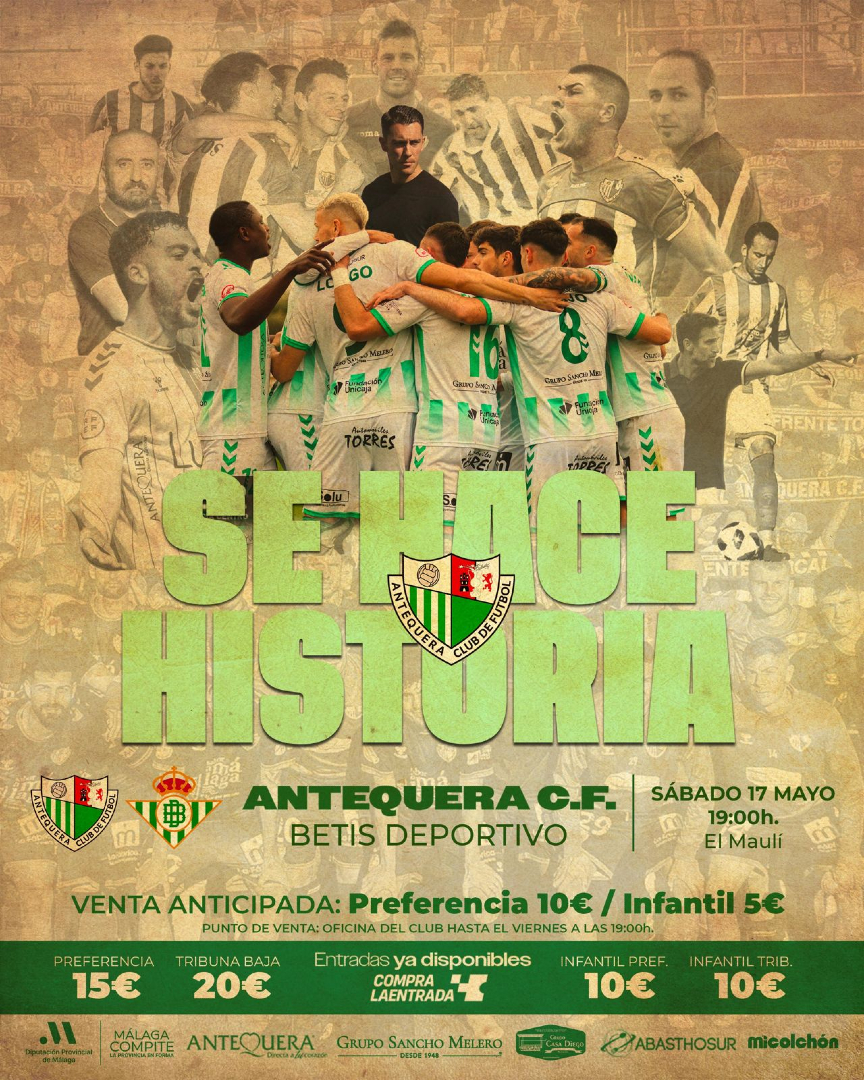 🏟️💚 ¡Este sábado... SE HACE HISTORIA!

Décadas de lucha, sueños compartidos y pasión por estos colores nos han traído hasta aquí.
Cada paso, cada gol, cada aliento en El Maulí nos ha acercado a este momento único.

🙏 Gracias a quienes hoy lo dan todo, y a quienes un día
