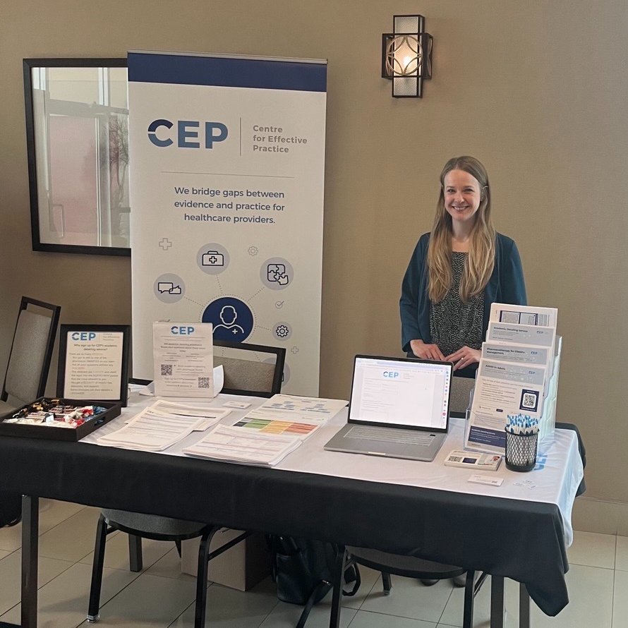 We're back at the 33rd Annual Clinical Day in Family Medicine in London, ON! 🎉Nicole's here to chat about how our free Academic Detailing Service can support your primary care teams.
🔗Tailored, practical, evidence-informed CME: cep.health/academic-detai…