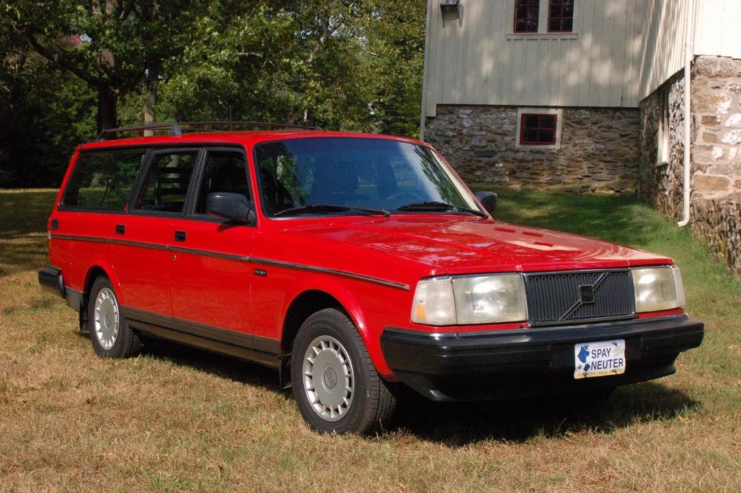 what’s your dream car?

Volvo 240 Wagon, I don’t know why, maybe just nostalgia but also station wagons