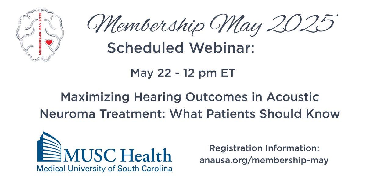 ANAssociation (@anassociation) on Twitter photo Please register to join us on Zoom for this Membership May presentation featuring the team from <a href="/MUSChealth/">MUSC Health</a>. Information and registration link at anausa.org/membership-may. Please register to join us on Zoom for this Membership May presentation featuring the team from <a href="/MUSChealth/">MUSC Health</a>. Information and registration link at anausa.org/membership-may.