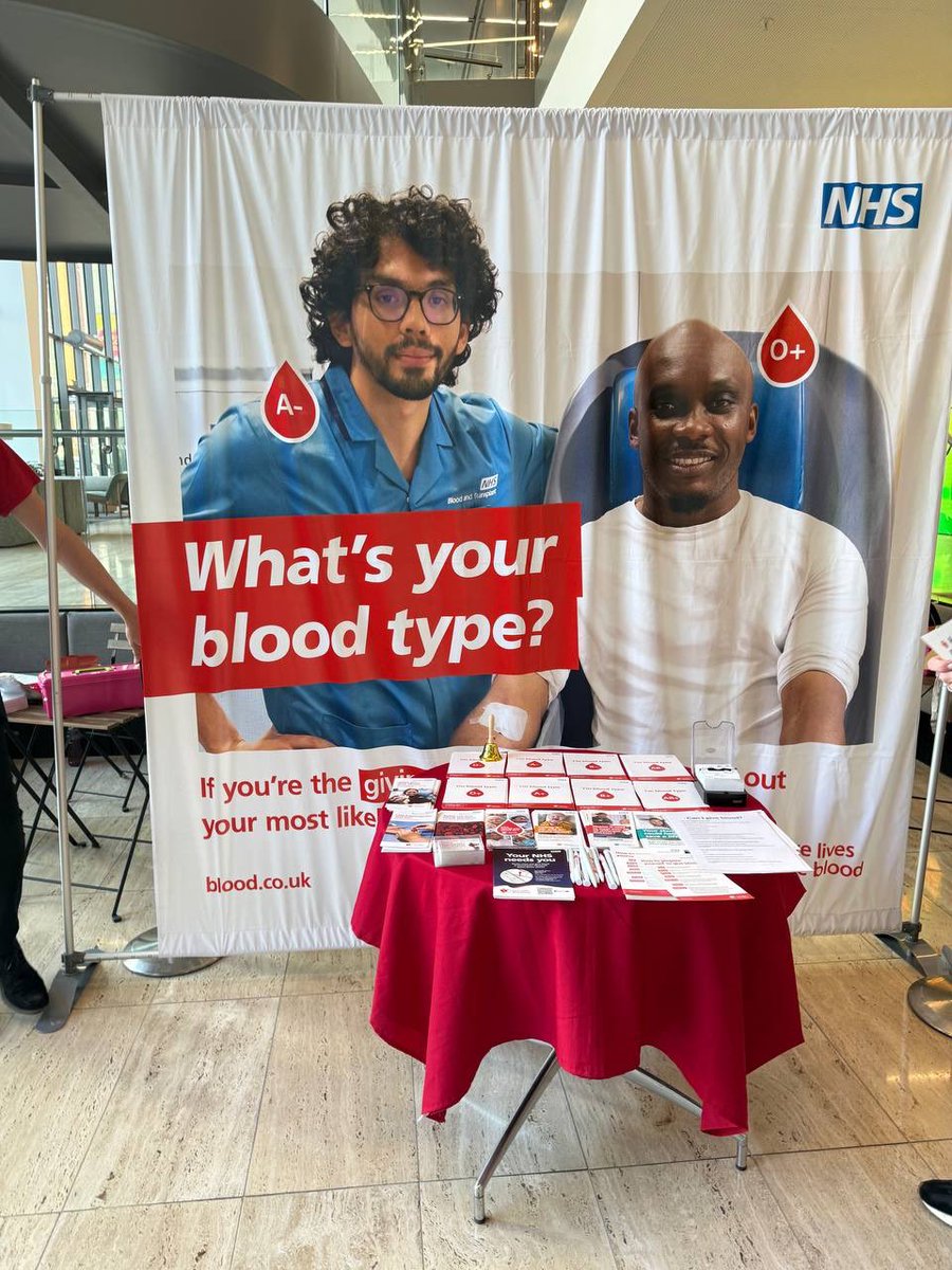 No.1 Spinningfields (@no1spinningfds) on Twitter photo Yesterday, we were proud to host an NHS What’s Your Blood Type? event here at No.1 Spinningfields.
Members of our building community took time out of their day to learn and take part. Thank you to the amazing <a href="/GiveBloodNHS/">Give Blood NHS 🩸🩹</a> team ❤️ Yesterday, we were proud to host an NHS What’s Your Blood Type? event here at No.1 Spinningfields.
Members of our building community took time out of their day to learn and take part. Thank you to the amazing <a href="/GiveBloodNHS/">Give Blood NHS 🩸🩹</a> team ❤️