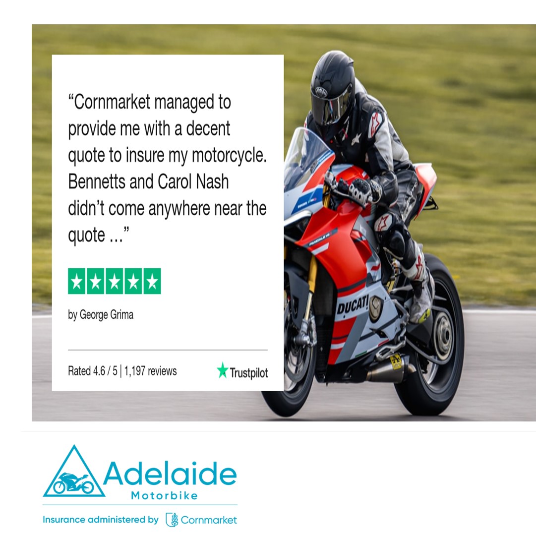 AdelaideMotorb1's tweet photo. Motorbike insurance cover that's built around you and your bike. 

Call 028 9044 2200 or visit https://t.co/t6lRLvf0dG to find our more.  

We're based in Belfast and have been supporting the biking community for over 30 years. 

#Ad #motorbike #motorcycle https://t.co/J0TLXh40oh