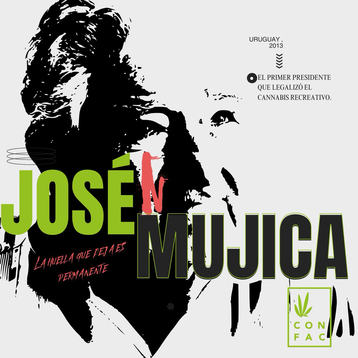 Desde ConFAC despedimos con dolor y gratitud a un referente de dignidad y libertad. Durante su mandato, Uruguay hizo historia con la primera ley de regulación del cannabis, inspirada en parte en nuestro modelo de Club Social. 
Pepe confió en el diálogo, en la justicia social.