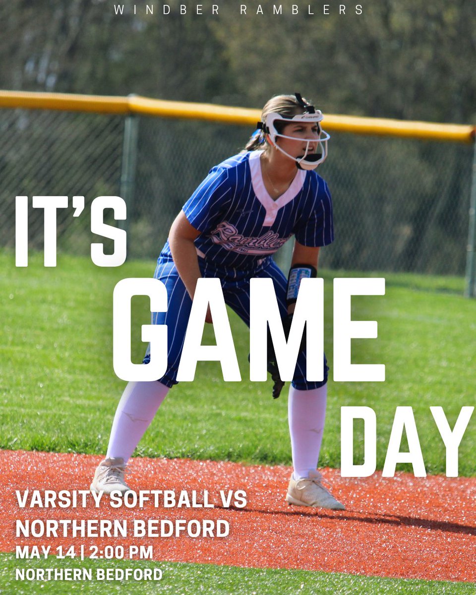 WASD_Athletics1's tweet photo. π₯ GAMEDAY ALERT! π₯
Our Varsity Softball team is on the road today to take on Northern Bedford!
π Location: Northern Bedford
β° Time: 2:00 PM
Letβs go, Ramblers β bring the heat and bring home the win! π #GoWindber #RamblersPride #GameDay https://t.co/5pEanLNBqx