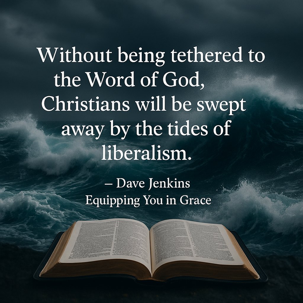 DaveJJenkins's tweet photo. 🎙️ New @EquippingGrace episode
 Responding to Theological Liberalism with God’s Word

Why is standing firm on Scripture’s authority more crucial than ever? Find out in today’s episode.

🎧 Listen or watch here: https://t.co/a5G0ED7Kjj https://t.co/P2CogxSBGG