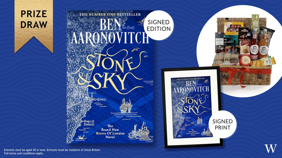 Waterstones (@waterstones) on Twitter photo To celebrate the release of STONE & SKY, we're giving away a full Rivers of London collection signed by <a href="/Ben_Aaronovitch/">Ben Aaronovitch</a>, a signed and framed print and a luxury hamper of Scottish treats! Enter here: waterstones.com/win/stone-and-… To celebrate the release of STONE & SKY, we're giving away a full Rivers of London collection signed by <a href="/Ben_Aaronovitch/">Ben Aaronovitch</a>, a signed and framed print and a luxury hamper of Scottish treats! Enter here: waterstones.com/win/stone-and-…