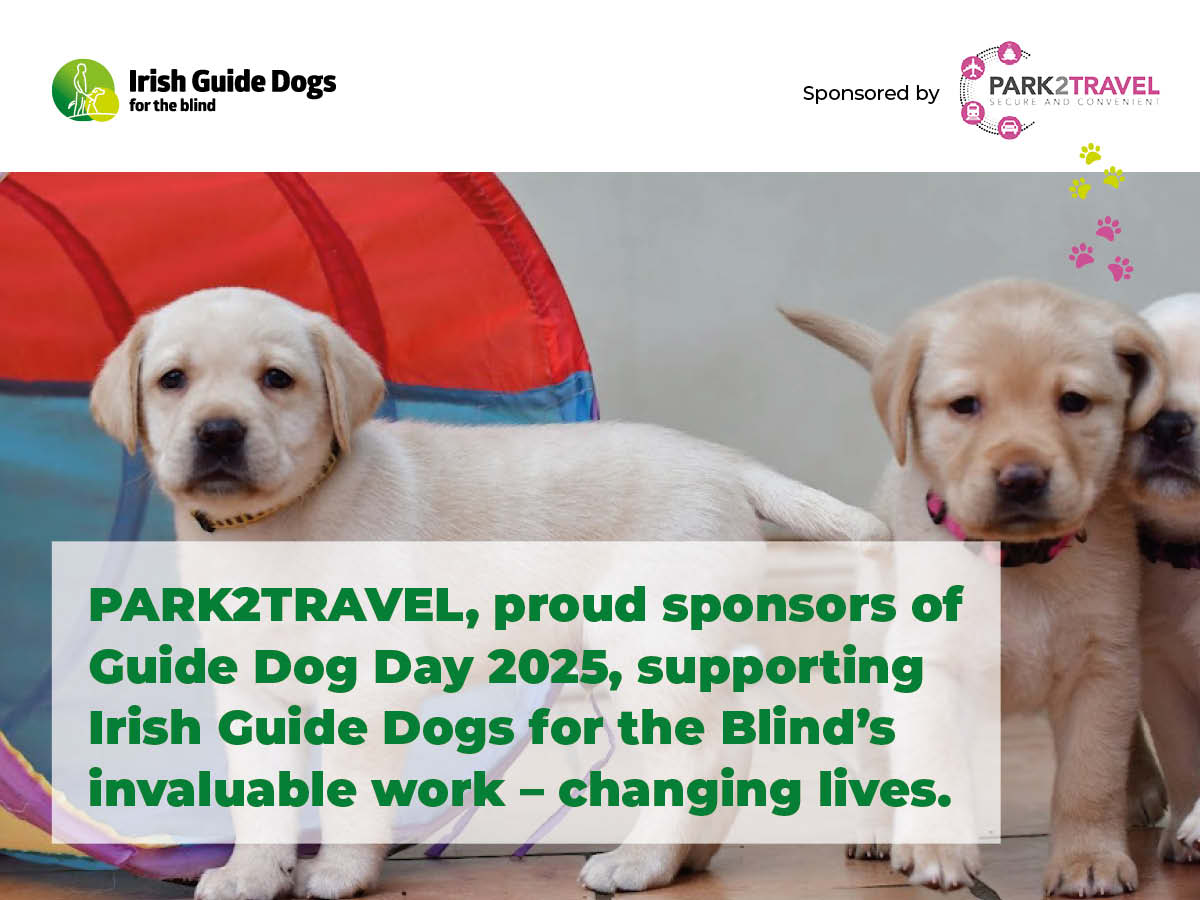 Park2Travel_ie's tweet image. 🐾 Parking for Pups this May!
Book with Park2Travel Dublin Airport &amp;amp; get 15% off with code PARK4PUPS.
We’ll also donate €1 per booking to @irishguidedogs 🦮
Proud sponsor of Guide Dog Day – 23rd May.
Book now: park2travel.ie
#GuideDogDay #ParkWithPurpose #Park2Travel