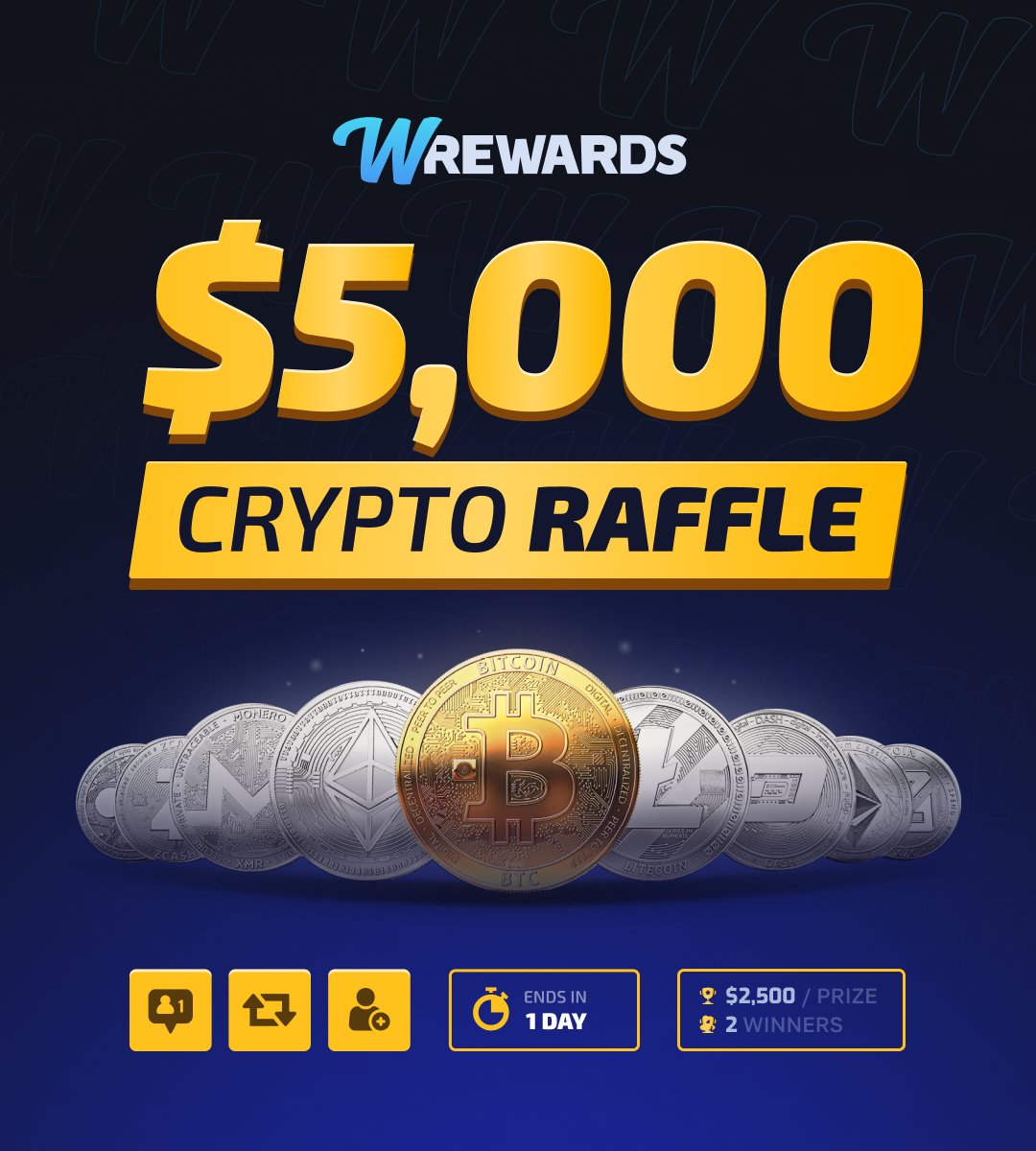 There’s nearly 1 day left in our $5,000 🎟️RAFFLE on our website!

💵$2,500 x 2 winners!

Comment below your kick username for some free tickets 👀

🔗wrewards.com/raffles