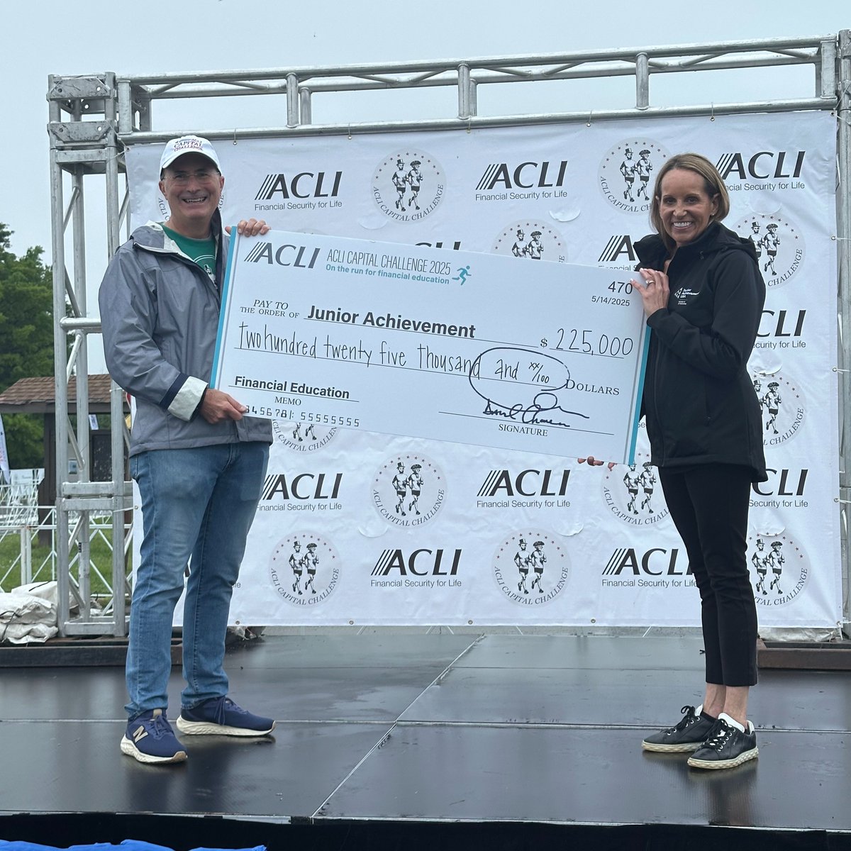 ACLINews (@aclinews) on Twitter photo Honored to present Catherine Milone of Junior Achievement with the proceeds of today’s race – a record contribution of $225,000! ACLI proudly supports <a href="/JA_USA/">Junior Achievement</a> and #FinancialEducation. #CapChallenge Honored to present Catherine Milone of Junior Achievement with the proceeds of today’s race – a record contribution of $225,000! ACLI proudly supports <a href="/JA_USA/">Junior Achievement</a> and #FinancialEducation. #CapChallenge