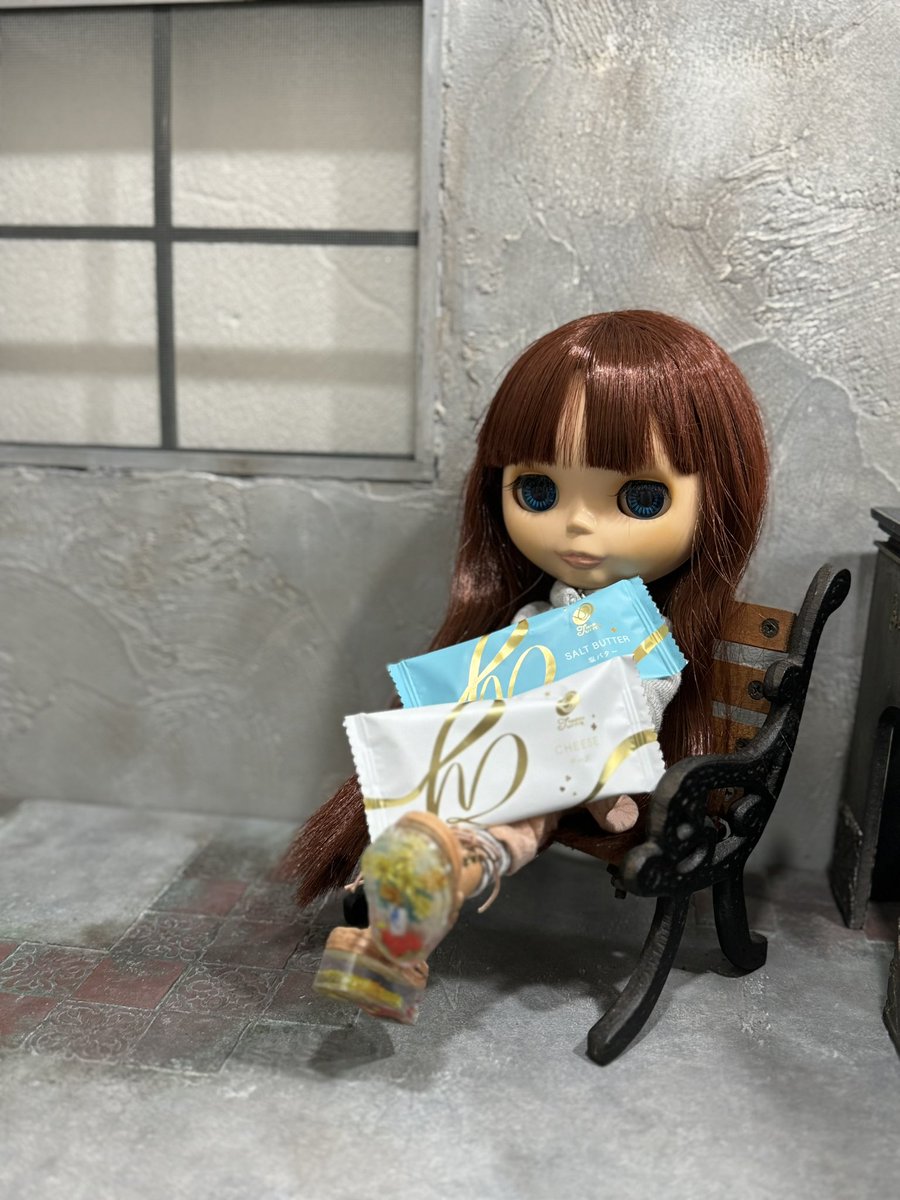 #深夜のおやつドール一本勝負

ええハッピーターン
塩キャラメルとか美味しいやつです

#ソールの中の世界
#ブライス   #ピュアニーモ #チェリー     #blyth  #Pureneemo #cherry
#ハンドメイド #球体関節人形