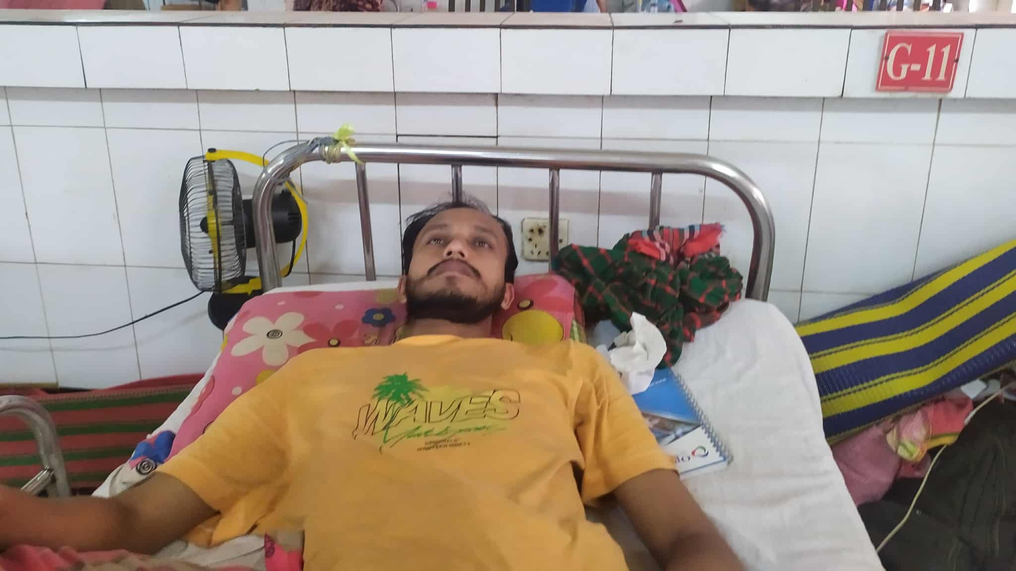 অর্থের অভাবে বন্ধ সাংবাদিক মাসুদের চিকিৎসা, চান সরকারি ও বিত্তবানদের সহযোগীতা।