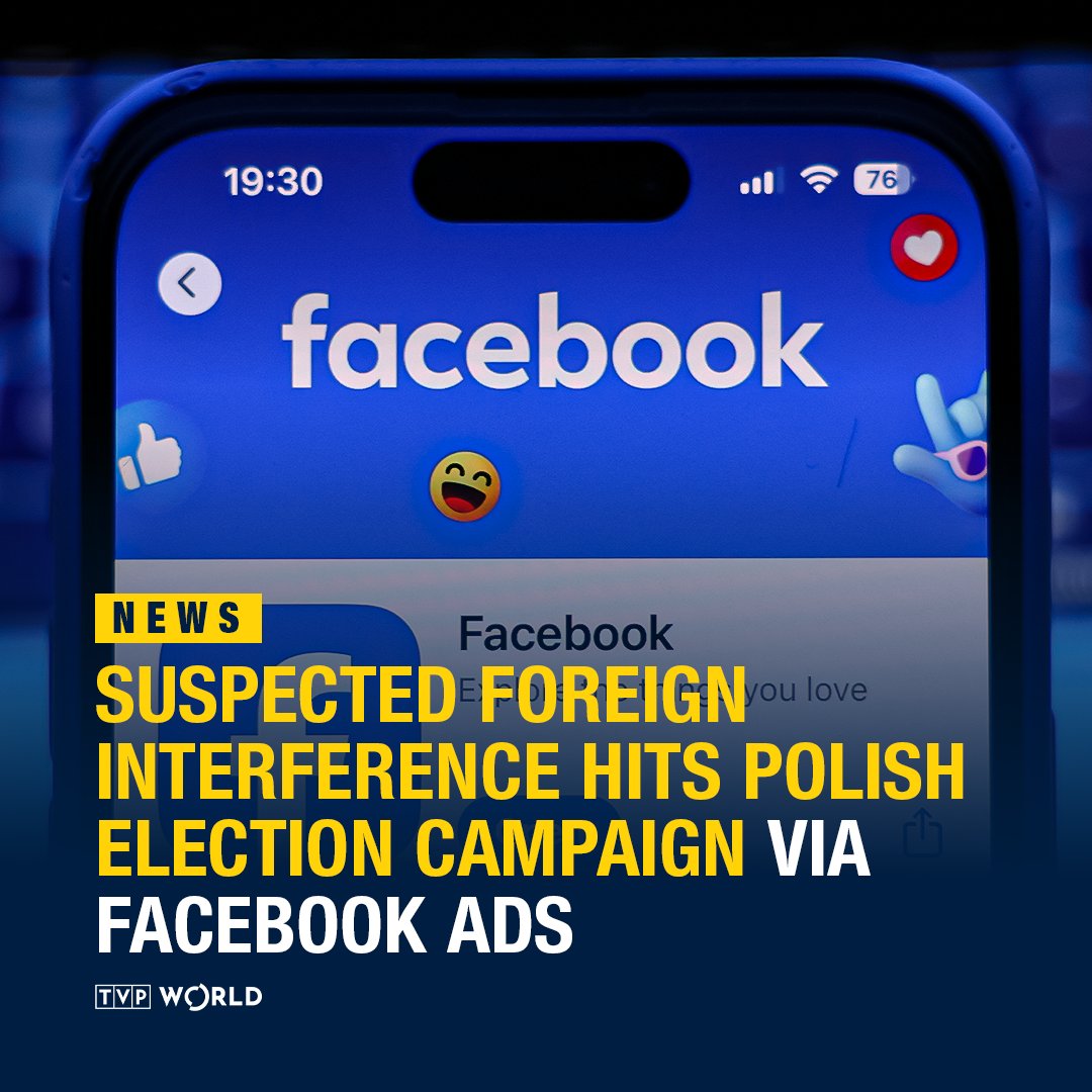 Poland’s cybersecurity agency has warned of suspected foreign interference in the presidential campaign, after identifying political ads on Facebook that outspent any individual campaign and targeted the three leading candidates.