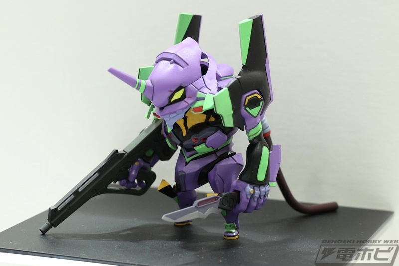 チョイプラ No.025 エヴァンゲリオン初号機 完成塗装品 チョイプラ No