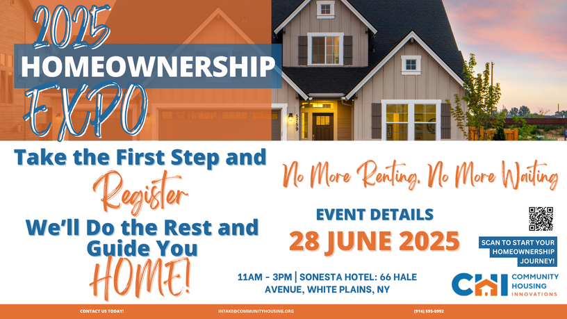 CHI_Community's tweet photo. From renting to owning — we can help you take the leap. Now it’s your turn. The link to register is in our bio. ✨ #HomeownershipExpo #CHI #CommunityHousingInnovations https://t.co/2RUmhGYI0B