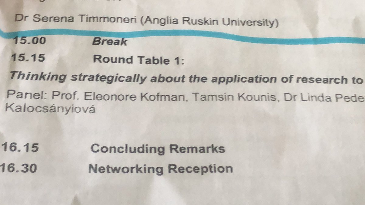 Final session of the day at #unimignet25 on how policy and research intersect with a focus on family reunification and migration. Round table convened and chaired by #ProfEkeonoreKofman of <a href="/MiddlesexUni/">Middlesex University</a>  with civil society speakers #familyreunite