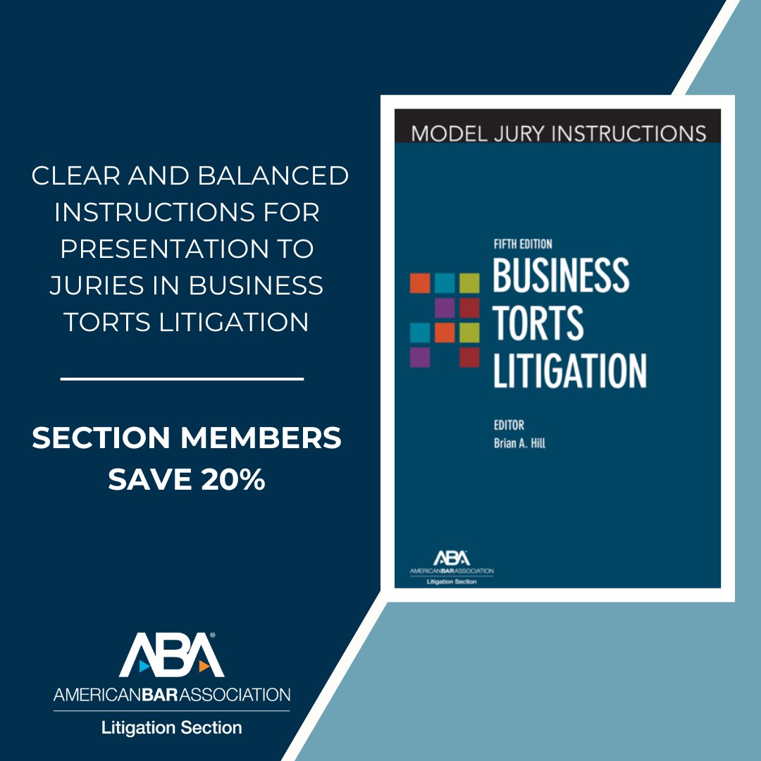 This book gives you the framework for preparing and trying your case, from analyzing the fact situation and planning strategy to preparing your final argument.  Section members save 20%! ow.ly/PwfG50VSBya