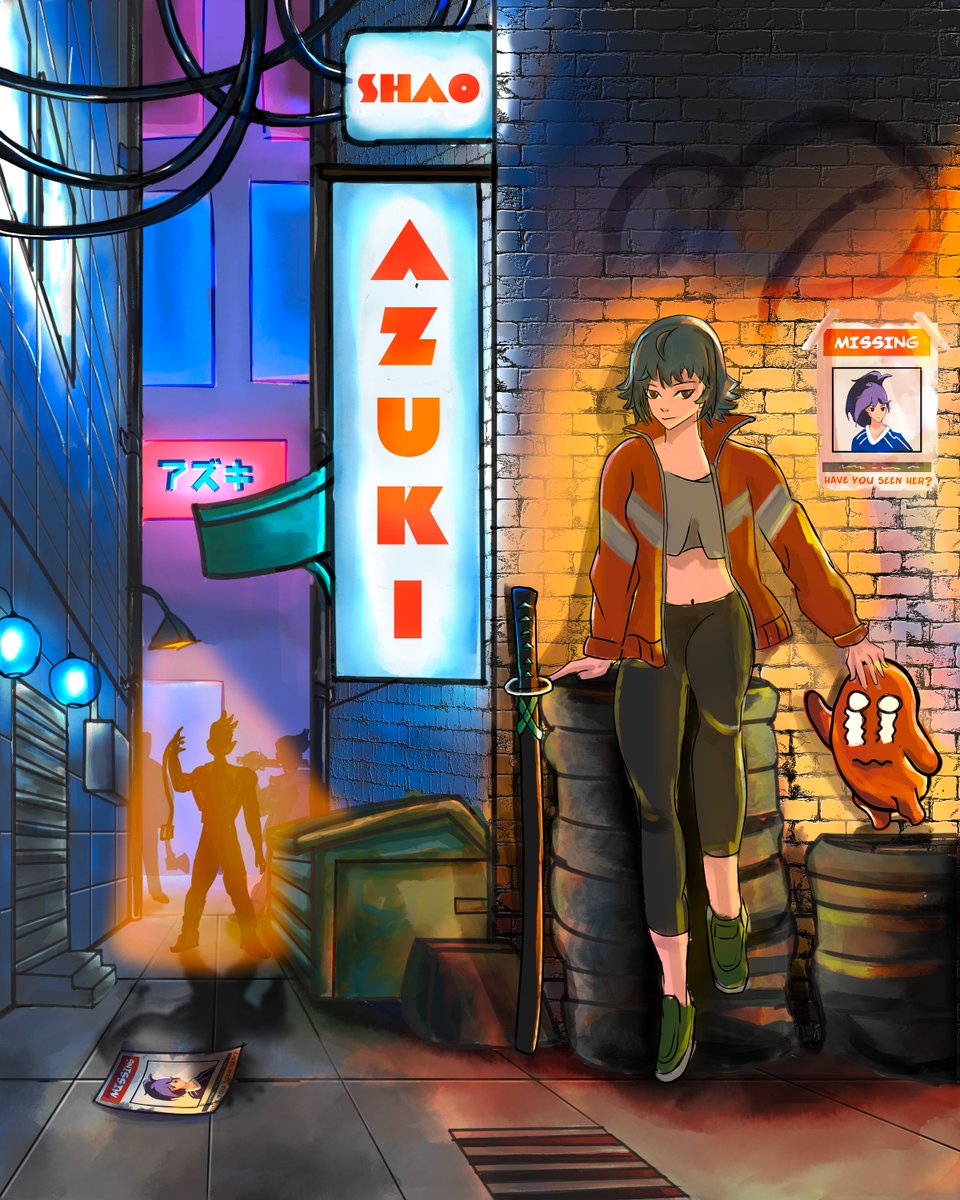 ichima_89's tweet photo. 🌌 Shao: Shadows of the Alley 🌌

Here’s my submission for @azuki's latest art contest!

🎥 Check out the timelapse and a bit of her story below!

🔗 My X: @ichima_89
🔗 ArtStation: https://t.co/9Ggm9cryuX

#azukiartcontest #poweredbyStory https://t.co/hJ2hlx1tgL