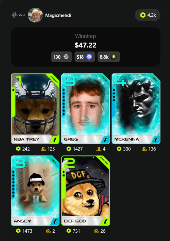 Magicmajis's tweet image. After the good, the (very) bad... 😬

Even with @greg16676935420, @blknoiz06, and @dcfgod showing up big time, this deck just ain’t it.

@Crypto_McKenna, @NBA__trey  — please do something, help me salvage this disaster 😭

#FantasyTop #Fantardio