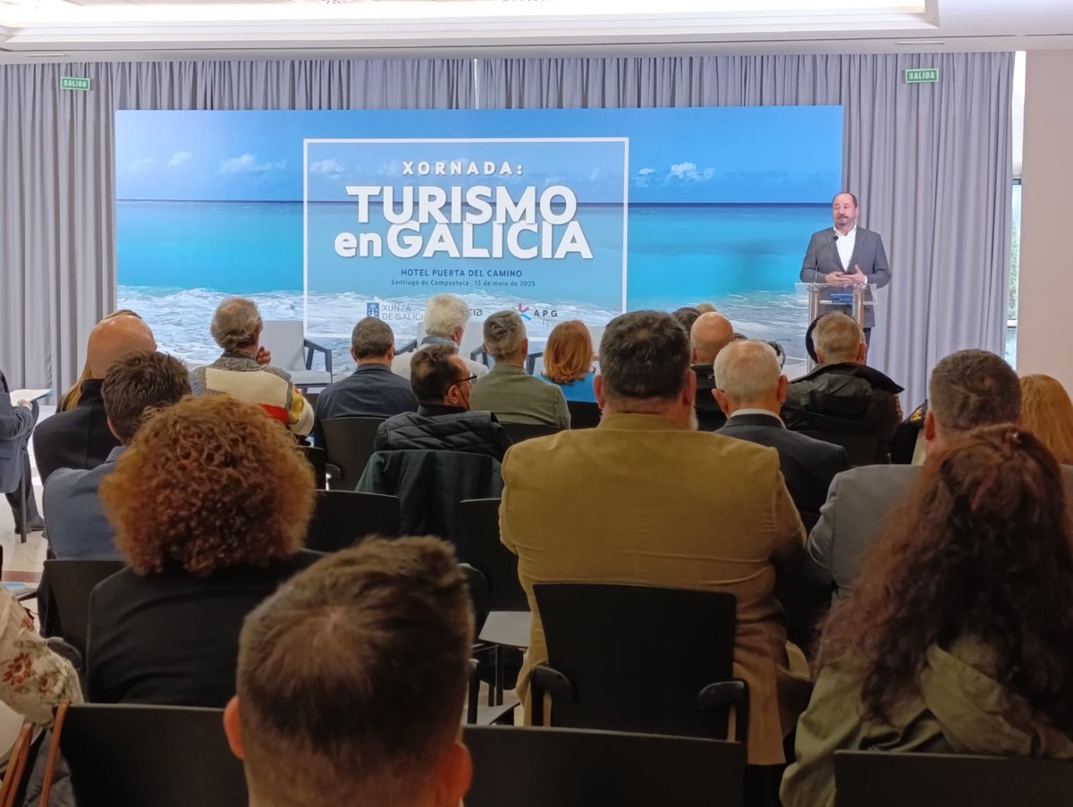 La Jornada Turismo en Galicia de la APG, que tuvo lugar ayer en el hotel OCA Puerta del Camino de Santiago de Compostela, en la primera de TVE en Galicia y en la TVG...

mediastation.simbiu.es/_BD/2025/MAY/1…

mediastation.simbiu.es/_BD/2025/MAY/1…