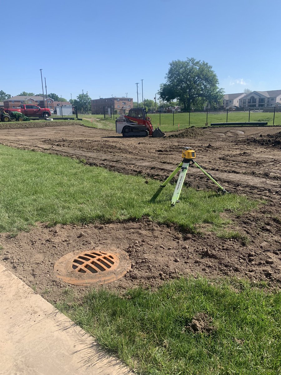 Millikin Baseball (@bigbluebaseball) on Twitter photo New Baseball/Softball building construction has begun!! New Baseball/Softball building construction has begun!!