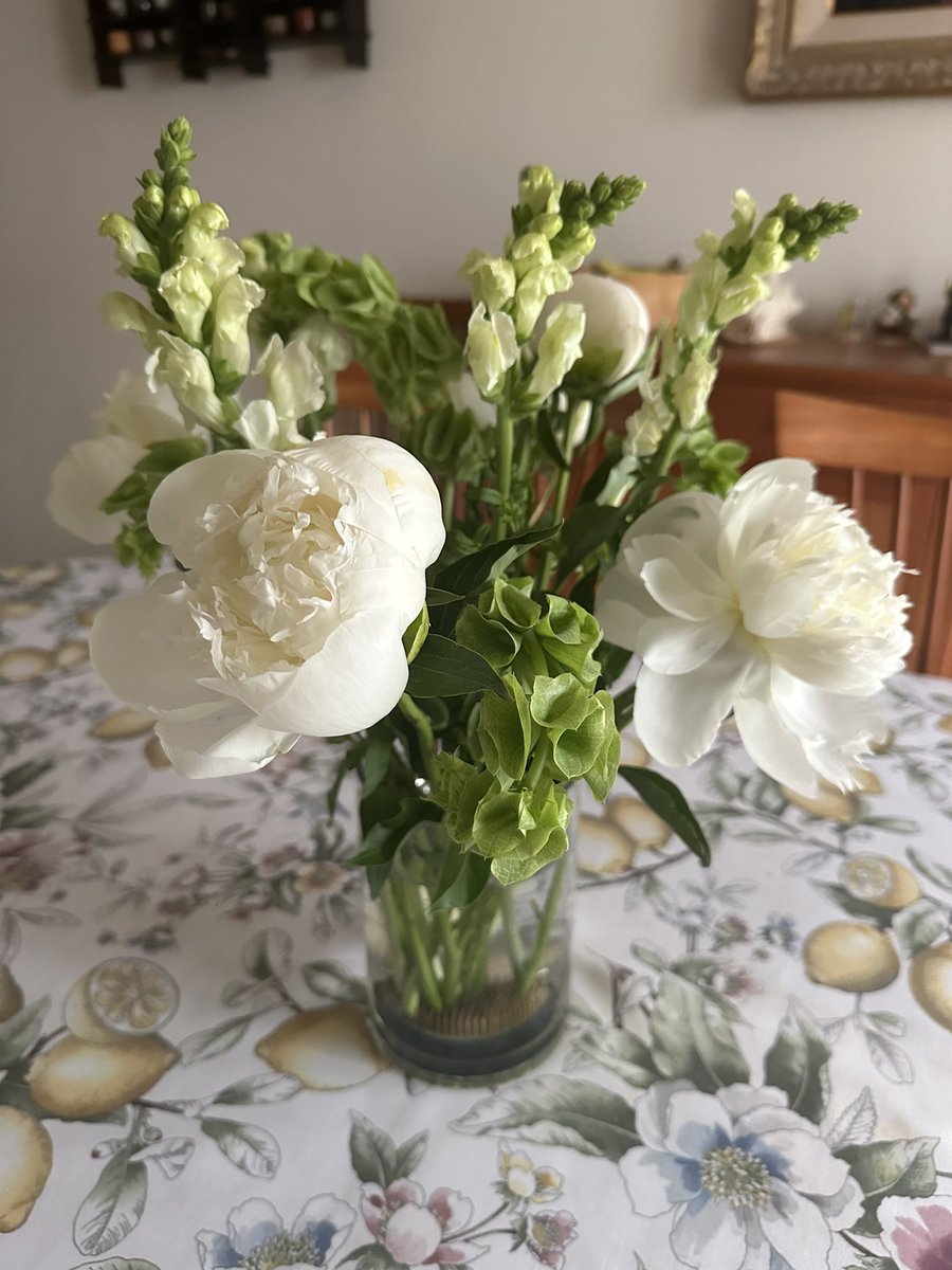 alicechenp's tweet image. Lab dinner to say goodbye to the fantastic Eliza Brody and Carrie Lewis, both headed to Cornell (MD-Eliza and PhD-Carrie). And to celebrate Masen Boucher passing prelims with flying colors! 

Choosing science right now is hard… so here are also some peonies.