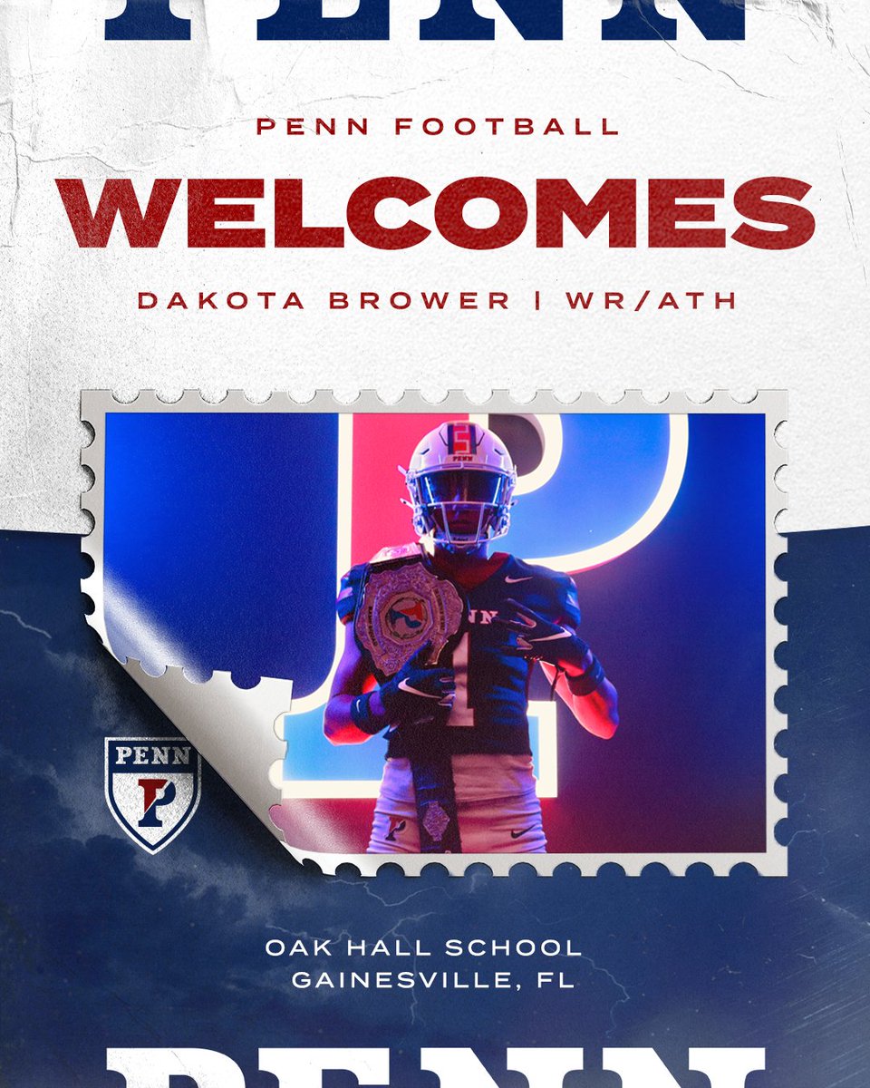 Welcome to Philly, Dakota Brower!

📱 <a href="/dakotajbrower/">Dakota Brower</a>

#FightOnPenn x #BEGREAT