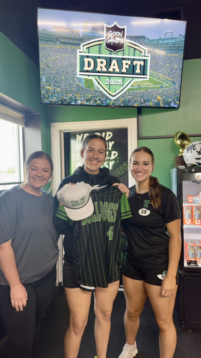 Zach Birdwell (@coachzbirdwell) on Twitter photo Girls Goon Games Draft ๐ดโโ ๏ธ
Rd 1 Pick 1 - Nothing Personal
โ27 <a href="/BellaDenni62352/">Bella Dennis</a>
Rd 1 Pick 2 - Blood Dawgs
โ26 <a href="/addi_snuggs/">Addison Snuggs</a>
Rd 1 Pick 3 - Black Ops
โ27 Kennedy Slay
Rd 1 Pick 4 - Dawgalicious
โ28 Emerson Moore Girls Goon Games Draft ๐ดโโ ๏ธ
Rd 1 Pick 1 - Nothing Personal
โ27 <a href="/BellaDenni62352/">Bella Dennis</a>
Rd 1 Pick 2 - Blood Dawgs
โ26 <a href="/addi_snuggs/">Addison Snuggs</a>
Rd 1 Pick 3 - Black Ops
โ27 Kennedy Slay
Rd 1 Pick 4 - Dawgalicious
โ28 Emerson Moore
