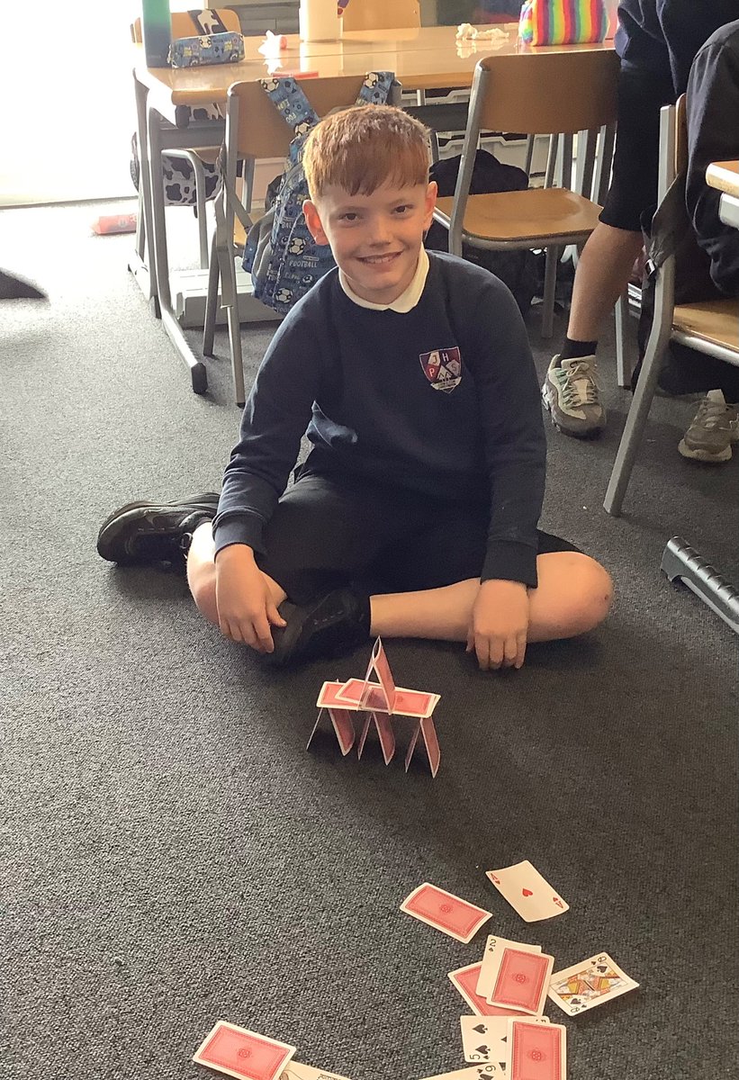 JHP_SnCN_SanCN's tweet image. P5a had to persevere to solve the House of Cards and All Change problem solving tasks today #WorldofWorkWeek #DYW
