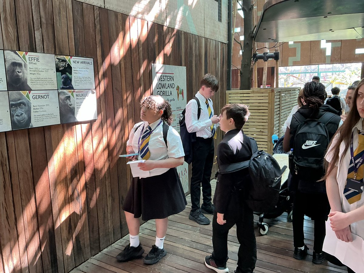 Students from KS3 &amp; KS4 took part in a Scavenger Hunt at ZSL London Zoo, developing employability skills through research, teamwork &amp; tech!
Great engagement &amp; brilliant feedback:
“I learnt so much about protecting animals &amp; the environment!” – Kaiden, Y10🐢🐦