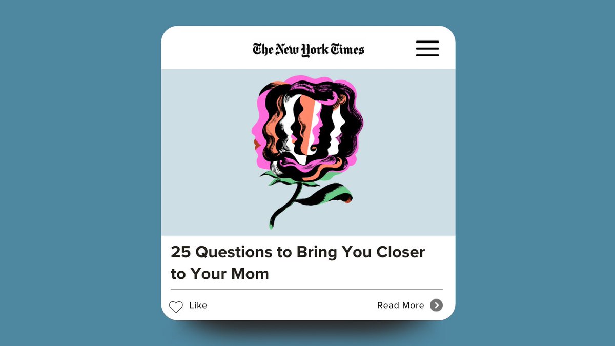 Dr. Anthony Chambers, Chief Academic Officer at The Family Institute, was featured in the <a href="/nytimes/">The New York Times</a> sharing questions that can deeper your connection with your mom.

Read more: family-institute.org/behavioral-hea… 

#TheFamilyInstitute #NorthwesternUniversity #MothersDay #FamilyTherapy
