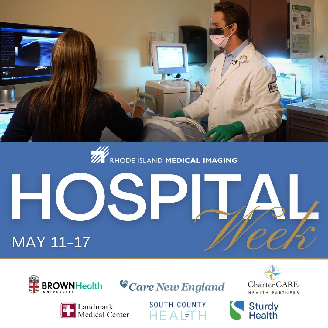 This is #NationalHospitalWeek 2025! A heartfelt thank you to all hospital professionals for their dedication and exceptional care. RIMI doctors are proud to provide the radiology and interventional radiology services at 11 hospital partners in Rhode Island and Massachusetts. 🩺