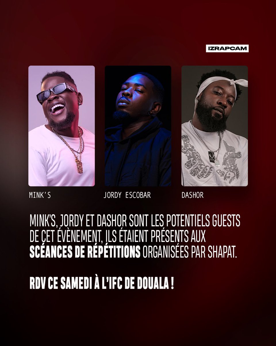izrapcam's tweet photo. 📢 #IZRAPFLASH 🚨
Ce week-end, ça bouge du côté de la scène de l’IFC avec Shapat ! Le Concert live du 3x Méchant avec Mink’s, Jordy Escobar, Dashor et plein d’autres🔥
Vous voulez voir qui sur scène ? 👀
#izrapcam https://t.co/kaIiXj3RcF