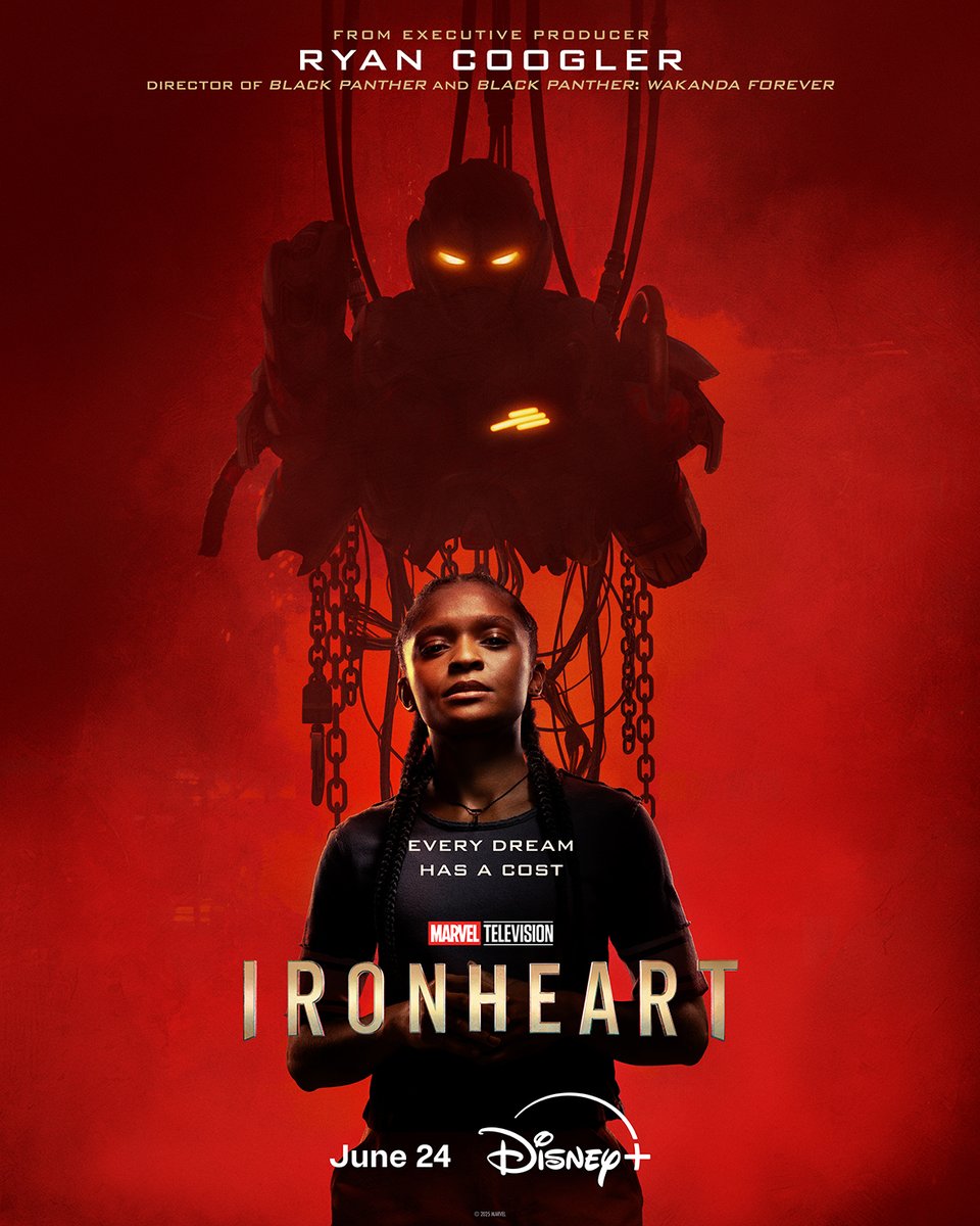 Marvel Television's all-new series #Ironheart launches with a 3-episode premiere June 24 at 6pm PT/ 9pm ET, only on <a href="/DisneyPlus/">Disney+</a>.