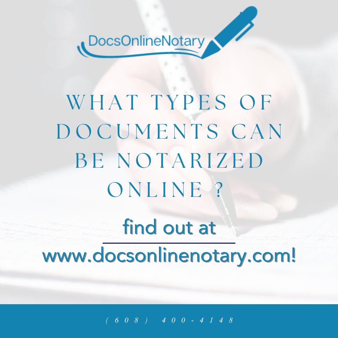DocsONLNotary's tweet image. No More Paperwork Hassles!
🛑 Skip the travel. Skip the hassle. With Remote Online Notary, you can get documents notarized instantly from anywhere! 🖥️📜

📅 Call now: (608) 400-4148

#DocsOnlineNotary #NotaryAtYourFingertips #VirtualNotary #RemoteSigning