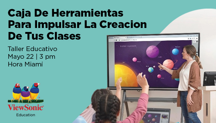 ¡Atención docentes! 🎓
Aprende a crear clases interactivas con herramientas digitales
📅 Mayo 22 | 3PM (Hora Miami)
🎯 Taller gratuito con estrategias prácticas
👉 events.teams.microsoft.com/event/c5e4aba5…
#ViewSonicEducation #DocentesLatinoamérica