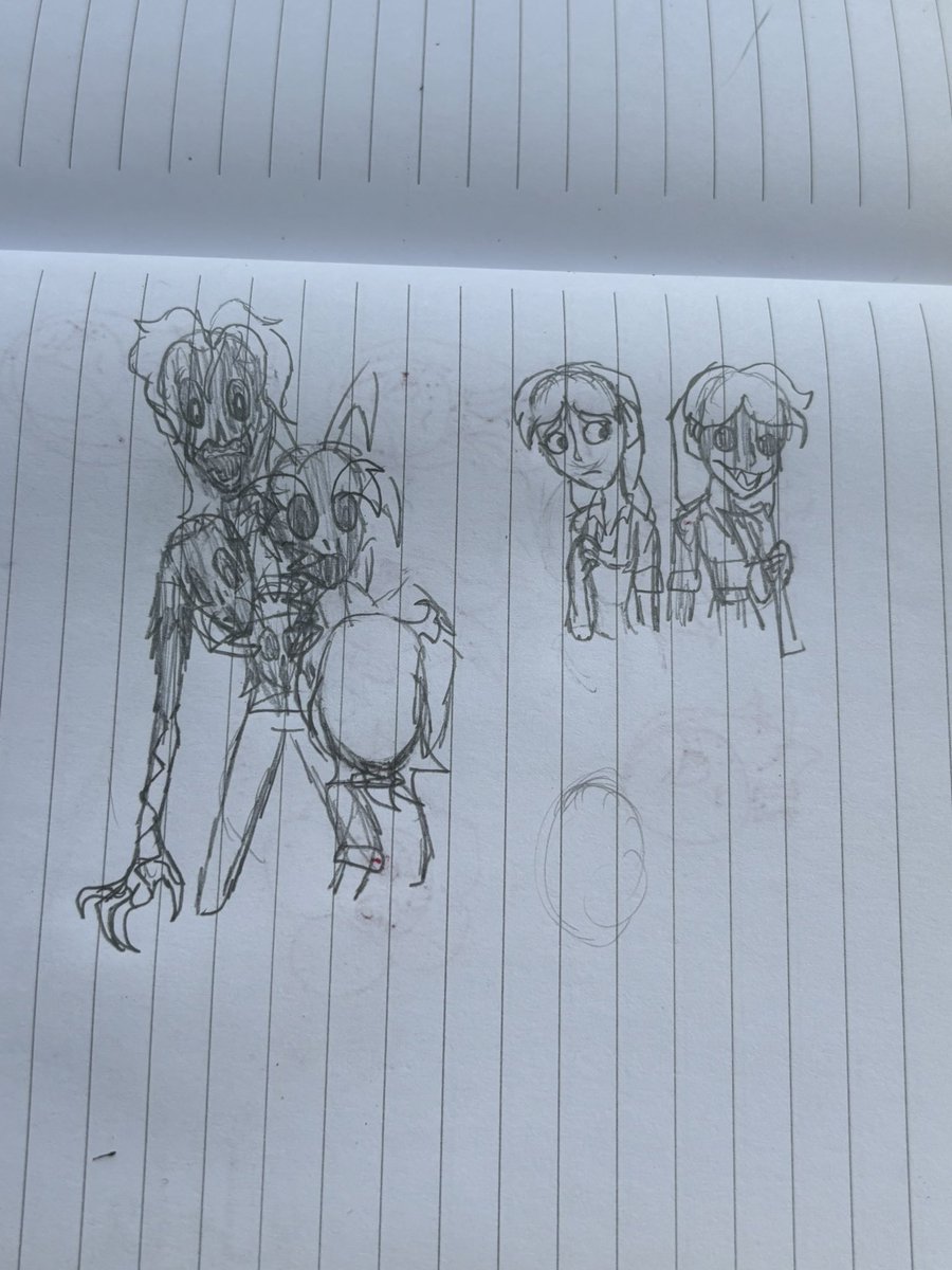 Ma31658383Emily's tweet image. Thought of a Spooky idea where like any different universe where they confront their own creepy versions of themselves here’s a concept of it 
#legendsofoz 
#lasleyendas