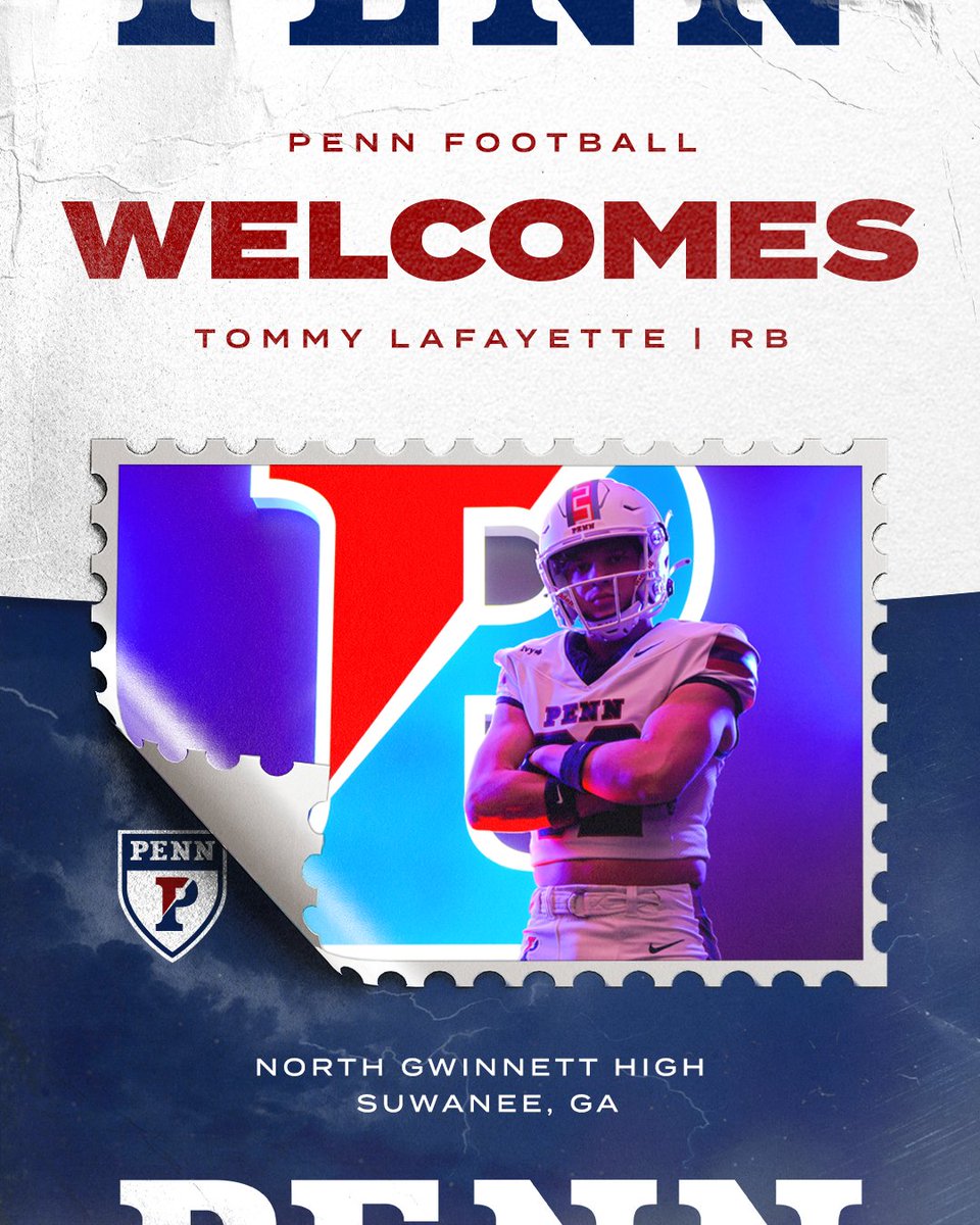 Welcome to Philly, Tommy Lafayette!

📱 <a href="/Tommy_32_23/">Tommy Lafayette</a>

#FightOnPenn x #BEGREAT