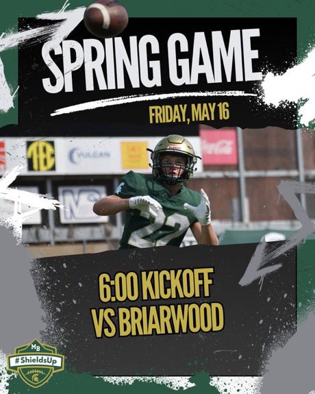 MacMandell2's tweet image. This Friday at 🏠 at 6:00.
@MtnBrookFTBL