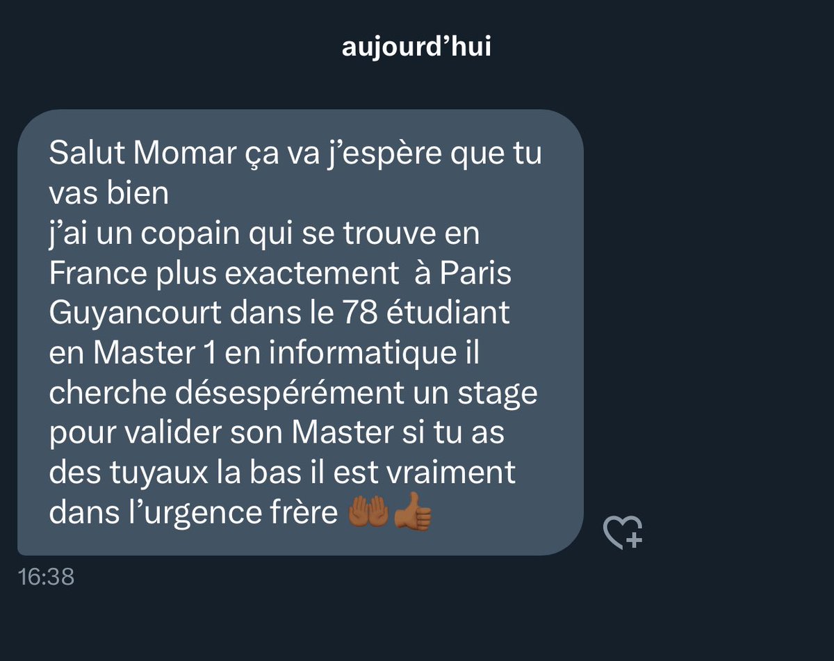 Cherche Stage en Informatique Help 🙏🏽