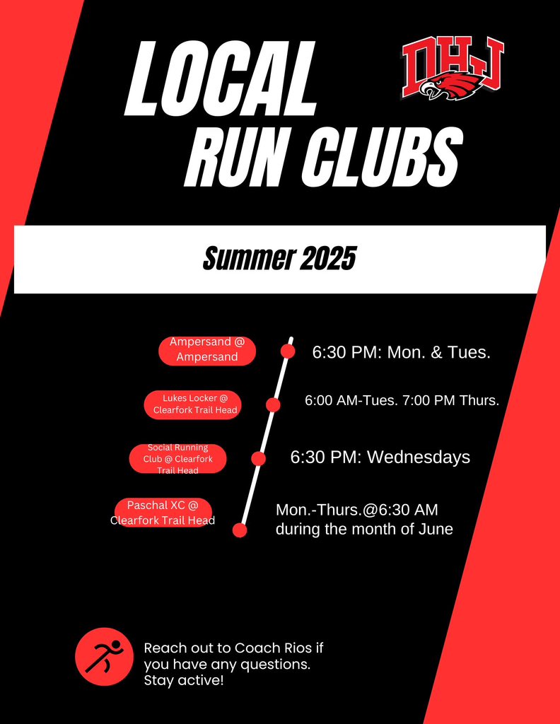 Coach Ríos (@dhj_cc) on Twitter photo Free local run clubs! Stay active and get a head start! 💪🏽🦅<a href="/DHJEaglesFWISD/">Diamond Hill-Jarvis High School</a> <a href="/Coach_Metzgar/">Dillon Metzgar</a> <a href="/DHJboysSoccer/">Diamond Hill Boys Soccer</a> <a href="/DHJ_Football/">Diamond Hill-Jarvis Football</a> <a href="/DHJ_Wrestling/">DHJ Wrestling</a> <a href="/mannydlc2/">Manuel De La Cruz</a> Free local run clubs! Stay active and get a head start! 💪🏽🦅<a href="/DHJEaglesFWISD/">Diamond Hill-Jarvis High School</a> <a href="/Coach_Metzgar/">Dillon Metzgar</a> <a href="/DHJboysSoccer/">Diamond Hill Boys Soccer</a> <a href="/DHJ_Football/">Diamond Hill-Jarvis Football</a> <a href="/DHJ_Wrestling/">DHJ Wrestling</a> <a href="/mannydlc2/">Manuel De La Cruz</a>