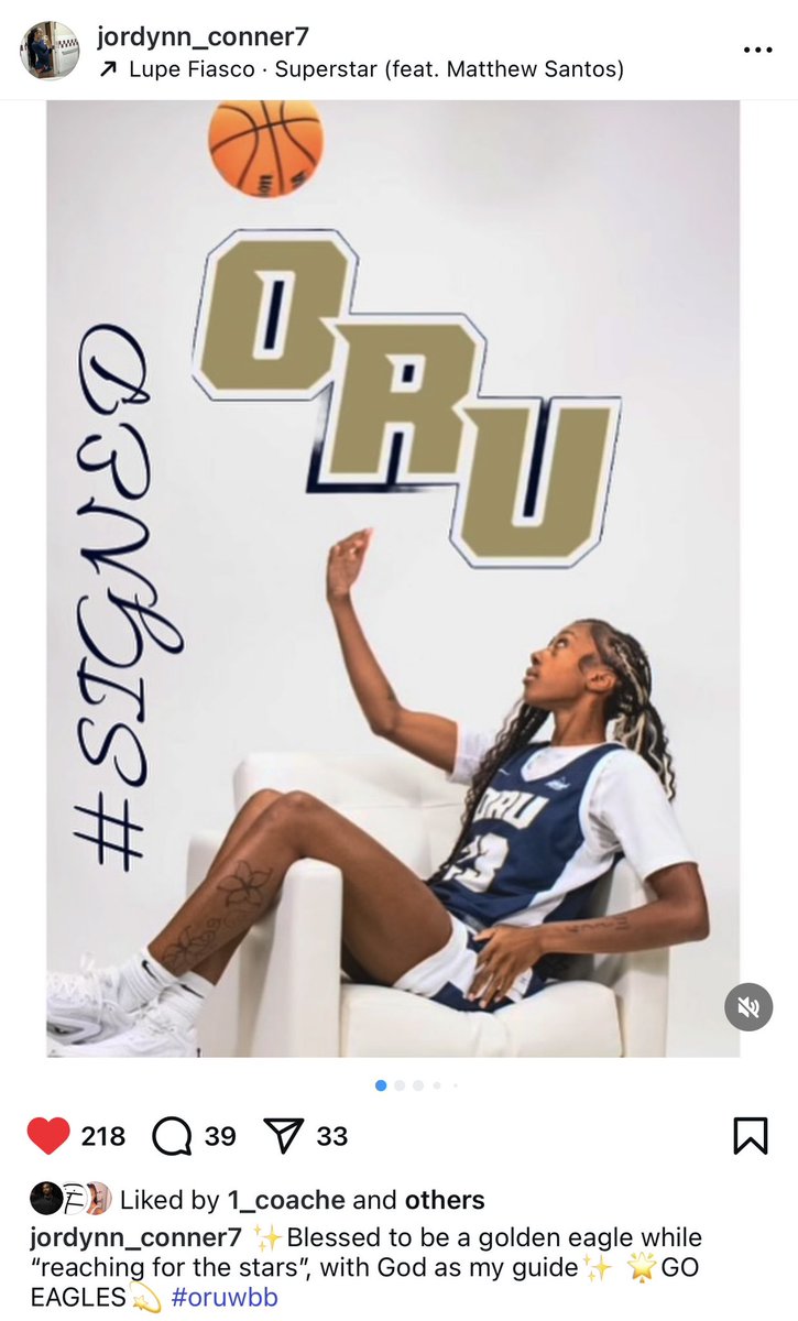 Chris Vincent (@coach_vincent_) on Twitter photo So excited for Jojo to continue her basketball career. One of the hardest working players I’ve ever coached in my career and she will add great value to <a href="/ORUWBB/">ORU W. Basketball</a> without a doubt. Go do you!! 🙏🏻‼️
Now the 3rd player to move up to D1 this year. Langston is a special place people… So excited for Jojo to continue her basketball career. One of the hardest working players I’ve ever coached in my career and she will add great value to <a href="/ORUWBB/">ORU W. Basketball</a> without a doubt. Go do you!! 🙏🏻‼️
Now the 3rd player to move up to D1 this year. Langston is a special place people…