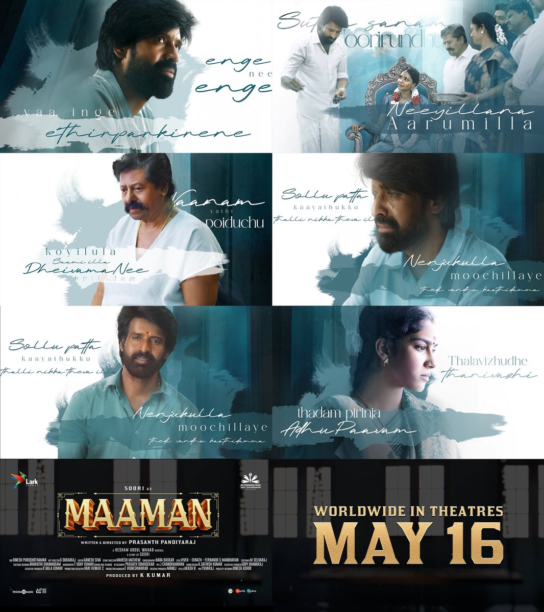 Just dropped my first ever lyrical video for the soulful “Vizhuthe Thalavizhuthe” from MAAMAN!
Hope it resonates with you all
🎶❤️✨

Special Thanks To @wcstudiosoffl 🫂For The Huge Support✨

#Maaman #VizhutheThalavizhuthe #LyricalVideo