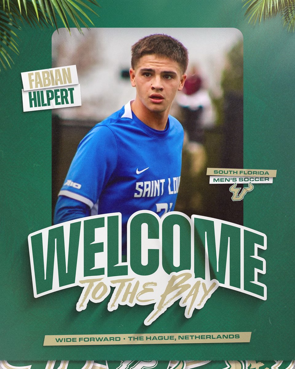 USFMSOC's tweet image. Welcome to The Bay, Fabian!

#HornsUp 🤘