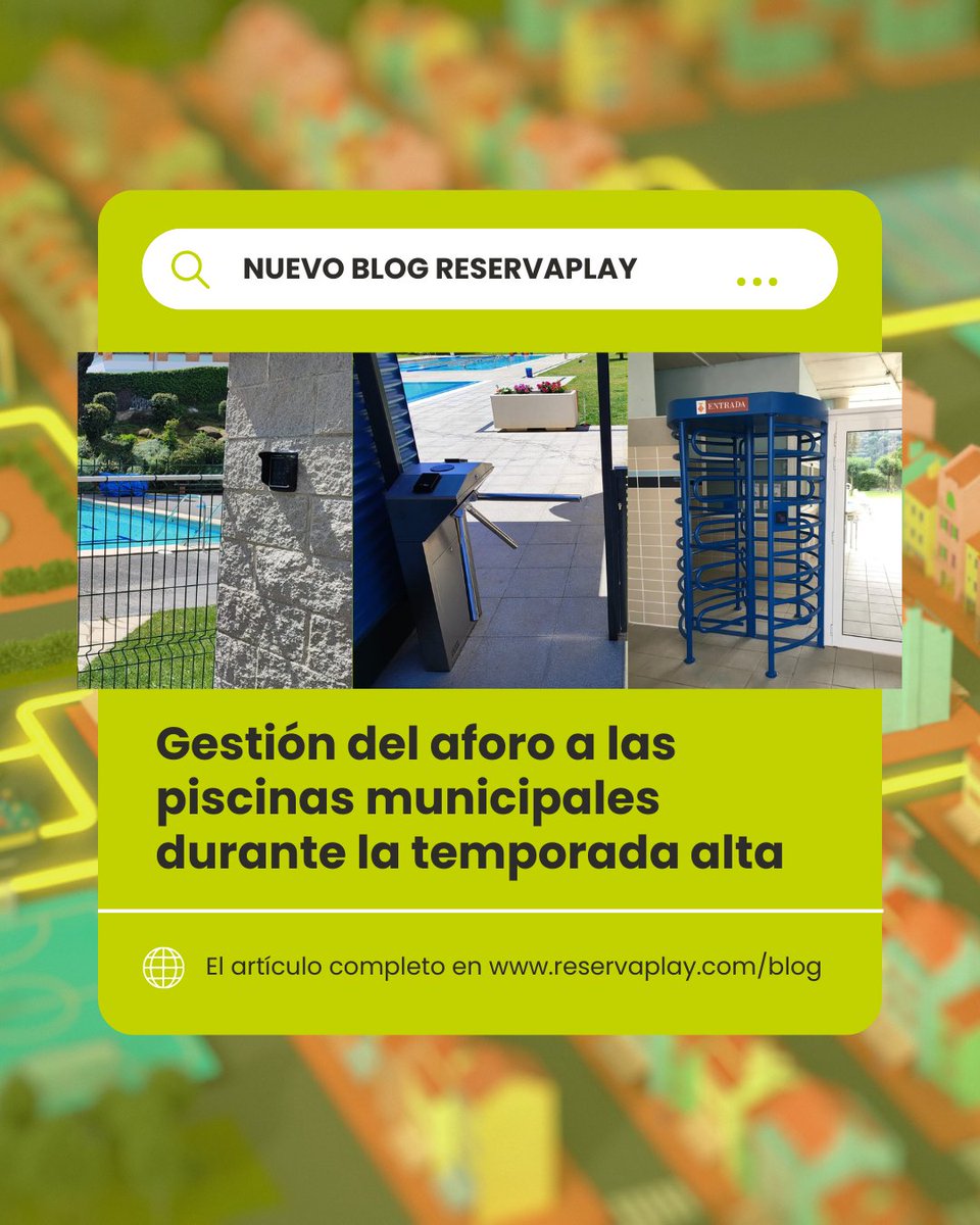 🏊‍♂️ ¿Preparando tu piscina municipal para el verano?
Controlar el aforo para garantizar la seguridad y cumplir con la normativa.

📖 Lee el artículo completo: reservaplay.com/blog

#ReservaPlay #piscinasmunicipales #gestioneficiente #temporadaverano #gestiónaforo #veranoseguro