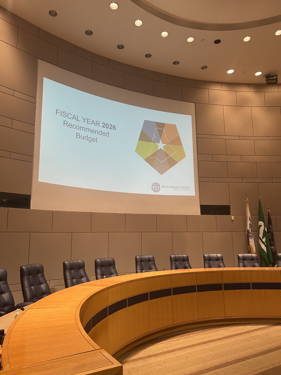 NOW: County Manager Dena R. Diorio is presenting her recommended budget to #MeckBOCC.

💻 Watch live: Watch.MeckNC.gov